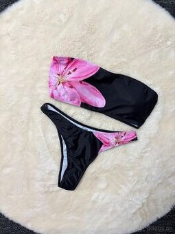 Plavky blk/pink M