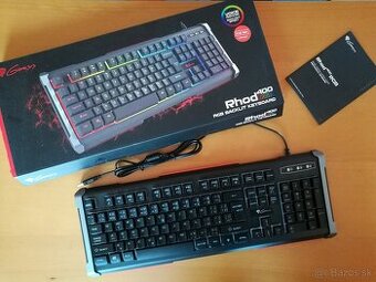 Natec Genesis Rhod 400 RGB US čierna