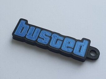 Busted - kľúčenka