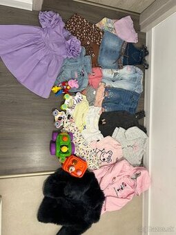 Balík dievcenskych detských veci 12-24m
