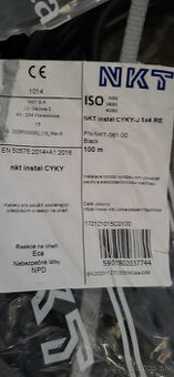 Predám nový nepoužitý kábel CYKY-J 5x4 RE