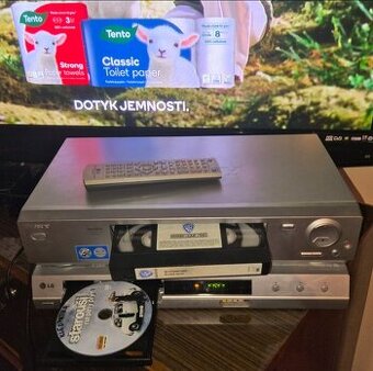 DVD rekordér + SONY videorekordér VHS
