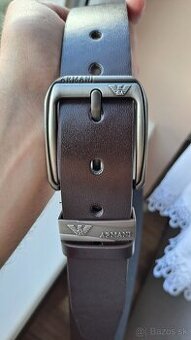 Hnedý Armani opasok nový