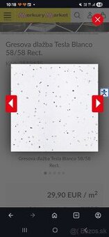 Obklad, dlažba Tesla 58/58