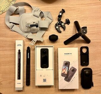 Insta 360 X3 akčná kamera+256Gb pamäťová karta+príslušenstvo