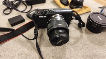 Bezzrkadlovka Canon EOS M100 + príslušenstvo