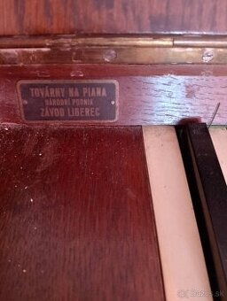 Vymením klavír Českej vyrobí za Klávesy