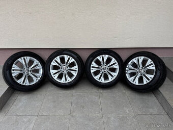 Hliníkové disky s pneu, originál Volkswagen Passat 5x112 R17
