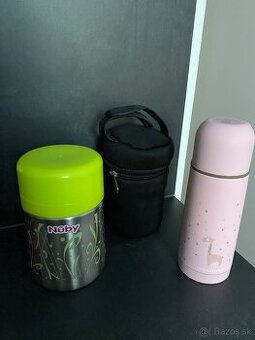 Termoska na jedlo a vodu + termoobal