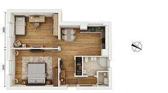 2 izbový byt na predaj, 49m2, Prešov - sídlisko 2