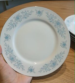 Hlboké a dezertné porcelánové taniere