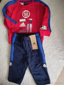 Adidas Marvel/spiderman detské súpravy pre 6-9 mes.