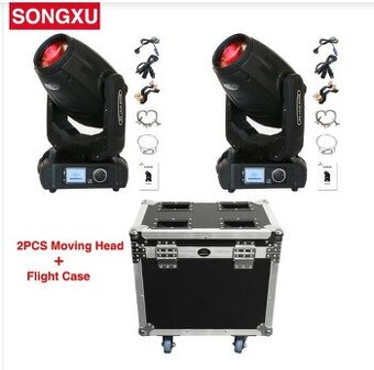 Predám 2ks Otočná hlava Moving Head 280W 10R Beam Spot Wash