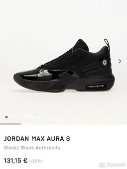 Nové tenisky Jordan Max aura 6 vel.38