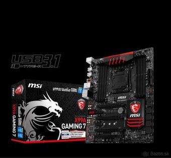 i7-6800k + msi X99A Gaming 7 + arctic chladič