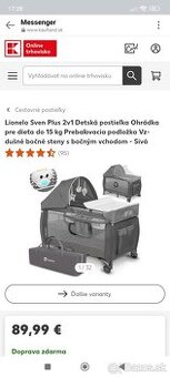 Detská nová postielka