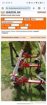 Oboravač na zemiaky a zeleninu