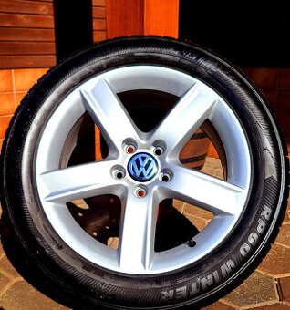 alu R17 5x112, zimné pneu 215/55 VW Passat + Škoda SuperB