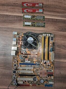 Asus P5KR, Intel Core 2 Duo E6850, 6GB DDR2 RAM