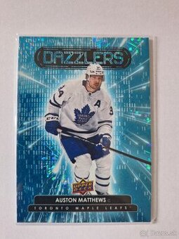 Hokejové kartičky karty Matthews dazzlers blue