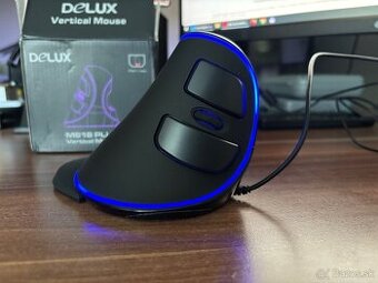 Ergonimická PC myš Delux M618 Plus