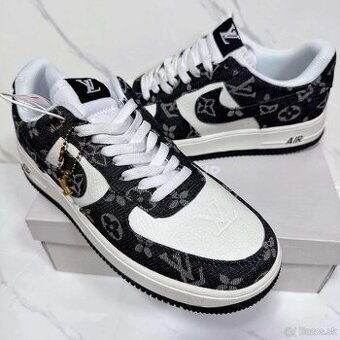 Nike Air Force x Louis Vuitton Čiernobiele