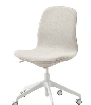 IKEA-Konferenčná stolička, Gunnared béžová/biela - LÅNGFJÄLL