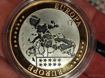 Strieborná pozlátená medaila SAN Marino 2002 , 999/1000