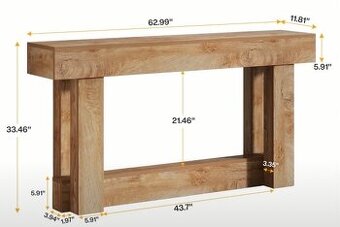 Nový- nepoužívaný konzolový stolík