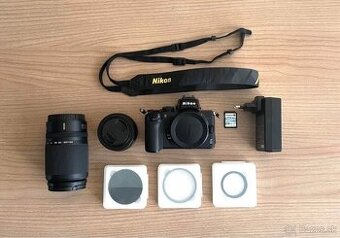 Nikon Z50 + 16-50mm + 50-250mm + filtre
