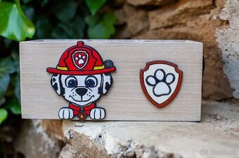 drevený pastelovník lapková patrola