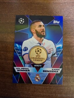 Karim Benzema – Match Attax UCL Medal Winner Relic – úplne n