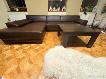 Predám rohovú koženú sedačku