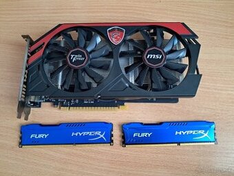 Predam 1 grafickú kartu a 2 ramky