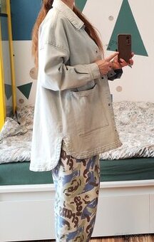 Sisters Point dlhá riflová bunda oversize