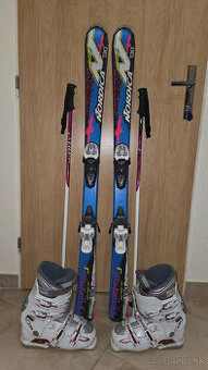 Lyže s palicami a lyžiarkami Nordica