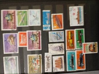 Známky ZSSR, Malajzie, Singapur.