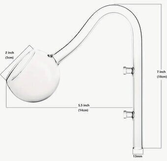 Sklenenny Lily pipes set s priemerom 13mm