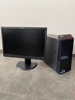 PC LENOVO M82 - i5-3550 8GB RAM 240GB SSD + monitor 22"