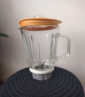 nahradna sklenená mixovacia nádoba komplet s vrchnakom a noz