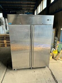 Nerezová lednice dvoudveřová 144x85x203cm