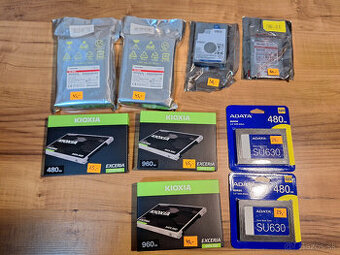 Predam nové SSD, HDD, SODIMM DDRAM