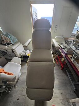 Elektrické Kosmetické křeslo /LEHÁTKO AKCE 3 motory bílé