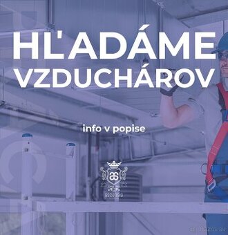 Práca pre vzduchárov na montáže vzduchotechniky v Nemecku