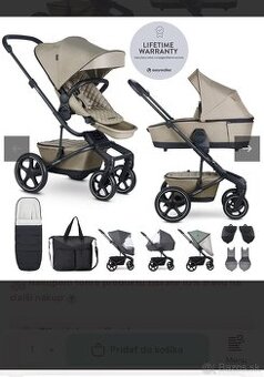 Predám kočík Easywalker Harvey 5 premium Pearl Taupe