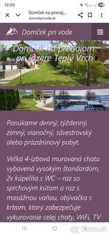 Vynimocna ponuka na Investovanie do nehnutelnosti priamo pri