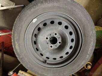 Predám liatinove disky 4x108 R15 Peugot - Citroen + pneu