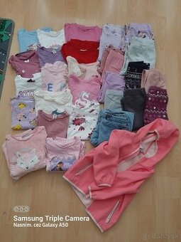 Balík oblečenia pre dievčatko 110