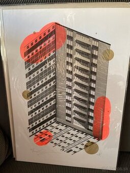 Predám grafiku Čierne diery Experimentálka