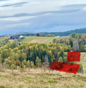 Veľký Pozemok 3700m2  v Nádhernej Prírode na Samote